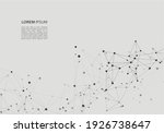 grey graphic background dots... | Shutterstock .eps vector #1926738647