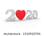 3d render of happy new year... | Shutterstock . vector #1510920704