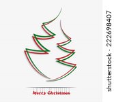 merry christmas and happy new... | Shutterstock .eps vector #222698407