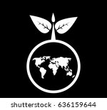 earth tree    illustration... | Shutterstock .eps vector #636159644