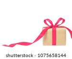 gift box white background.... | Shutterstock . vector #1075658144