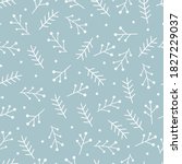 christmas seamless pattern with ... | Shutterstock .eps vector #1827229037