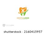 x logo dentist for branding... | Shutterstock .eps vector #2160415957