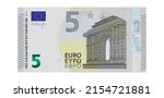5 Euro Banknote    Europen Bill ...
