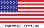 flat united states of america... | Shutterstock .eps vector #659958481