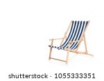One Striped Beach Chair ...