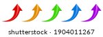 arrow icon. set of up arrows.... | Shutterstock .eps vector #1904011267