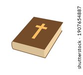 Bible Book Icon. Christian...