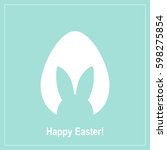 Happy Easter Greeting Card With ...