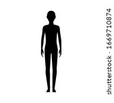 front view human body... | Shutterstock .eps vector #1669710874