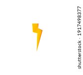 flash and thunder bolt icon.... | Shutterstock . vector #1917498377