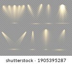 the yellow spotlight shines on... | Shutterstock .eps vector #1905395287
