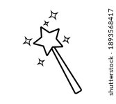 magic wand tool icon vector | Shutterstock .eps vector #1893568417