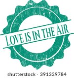 love is in the air rubber stamp ...