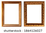 set of gilded antique picture... | Shutterstock . vector #1864126027