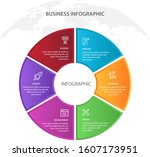 process chart. abstract... | Shutterstock .eps vector #1607173951
