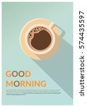 Minimal Design Poster . Cup Of...