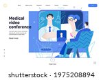 medical video conference  ... | Shutterstock .eps vector #1975208894