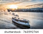Steamboat On Alster Lake In...