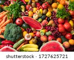 Variety of fruits and vegetables