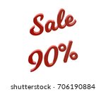 sale 90 percents discount... | Shutterstock . vector #706190884