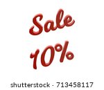 sale 10 percents discount... | Shutterstock . vector #713458117