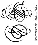calligraphics sketch | Shutterstock . vector #566307667
