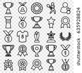 champion icons set. set of 25... | Shutterstock .eps vector #635928824