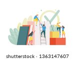 composition with group of... | Shutterstock .eps vector #1363147607