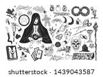 witchcraft set   witch or... | Shutterstock .eps vector #1439043587