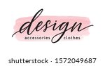 accessories anf clothes design... | Shutterstock .eps vector #1572049687