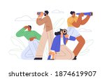concept of searching for... | Shutterstock .eps vector #1874619907