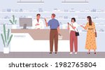 pharmacist helping customers to ... | Shutterstock .eps vector #1982765804