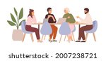 team of people sitting at desk... | Shutterstock .eps vector #2007238721