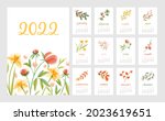 Floral Calendar For Year 2022...