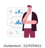 business analyst analyzing data ... | Shutterstock .eps vector #2119293611