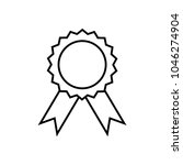 line art award icon and symbol | Shutterstock .eps vector #1046274904