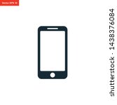 smartphone vector icon design... | Shutterstock .eps vector #1438376084