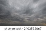 Small photo of cloudburst on sky with clouds - nice weather bg - photo of nature