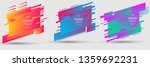 set of abstract modern graphic... | Shutterstock .eps vector #1359692231