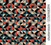 seamless hot geometric pattern... | Shutterstock .eps vector #1136968394
