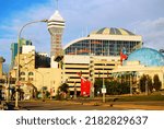 Small photo of Niagara Falls, ON, Canada August 9 The Clinton Hill district of Niagara Falls, Ontario is known for its garish attractions, chain restaurants, souvenir shops and tourist traps