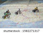 Cycling Race  Bike Trip  Map ...