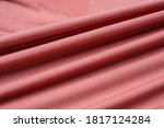 Small photo of Sportswear knitted stretch fabric texture