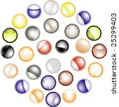 color spheres vector | Shutterstock . vector #25299403