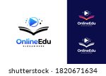 online education logo designs... | Shutterstock .eps vector #1820671634