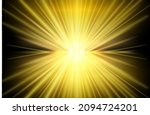 set of realistic gold rays... | Shutterstock .eps vector #2094724201