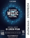 electro music festival. party... | Shutterstock .eps vector #1905098254