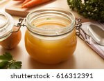 Bone Broth Made From Chicken In ...