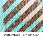 digital effects. multicolor... | Shutterstock . vector #1744045664